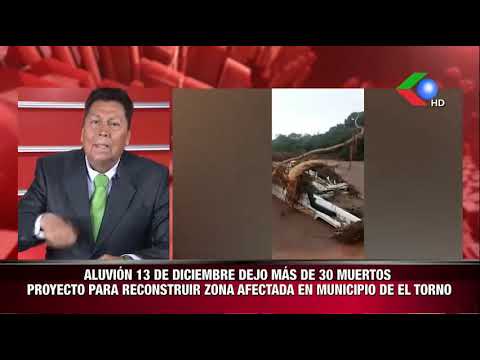SantaCruz Piden Ley Departamental a Gobernación para reconstruir zona de desastre en El Torno .