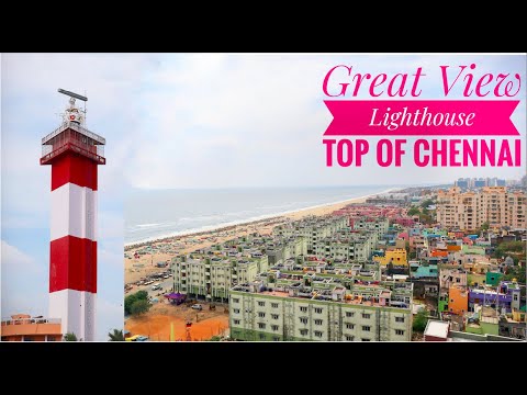 Madras Lighthouse | Great View | Blissful Experience |Best Place to get rid of your stress | POV|4K