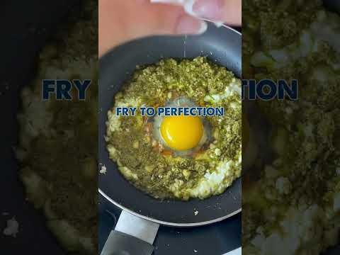 Feta Pesto Fried Eggs