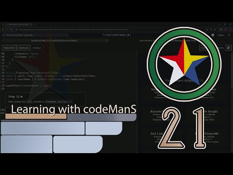 Learn Modern JavaScript Methods by Building Football Team Cards: Step 21 | freeCodeCamp | JavaScript