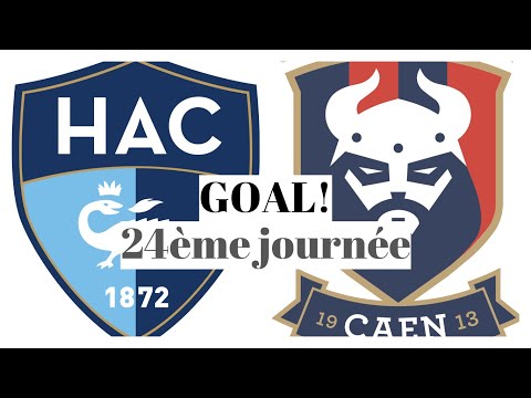 Le Havre - Caen [1-(1)] GOAL 89' (Prince Oniangué) 24ème journée 2019/20