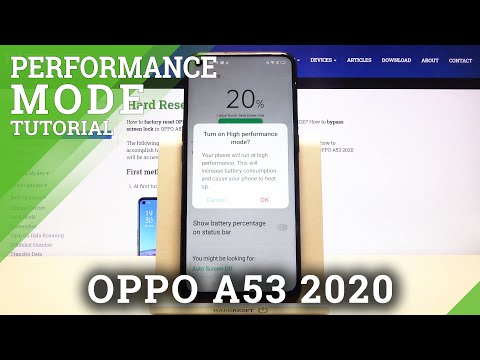 OPPO A53 2020 High-Performance Mode – Find High-Performance Option