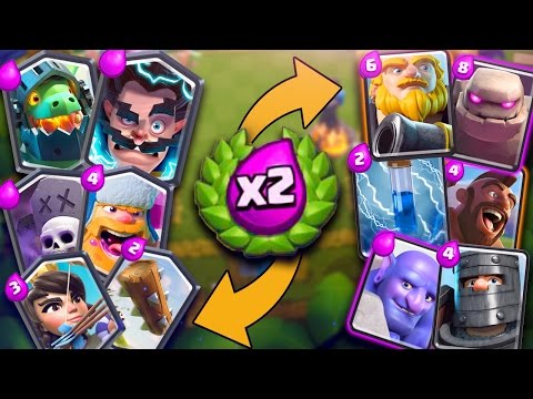 LEGENDARY DECK VS NORMAL DECK - DOUBLE ELIXIR CHALLENGE! - Clash Royale ITA #39 w/ MikeShowSha