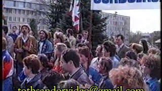 preview picture of video 'Zalaegerszeg 1989 márc.15. Csány tér'