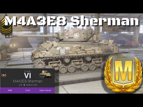 M4A3E8 Sherman Ace Tanker Battle, World of Tanks Console.