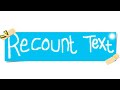 Recount Text 8th Grade