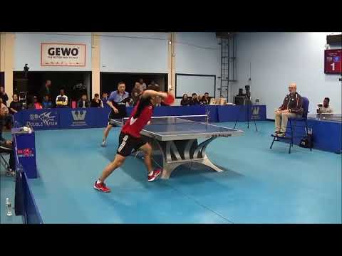 Westchester Table Tennis Center December 2018 Open Singles Final -   Zhiwen He  Vs Kaden Xu