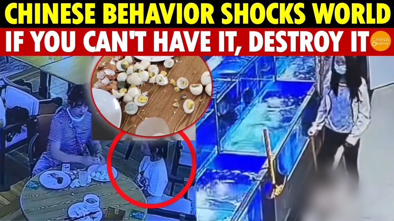 Chinese Behavior Shocks the World: To Buy the Discounted Fish, She Actually Stomped on It to Death