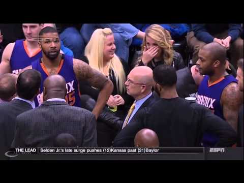 Lite tra Marcus Morris e Jeff Hornacek - Suns vs Timberwolves