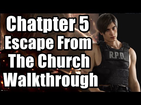 Resident Evil 4 Remake Chapter 5 - Escape From The Church Full Walkthrough