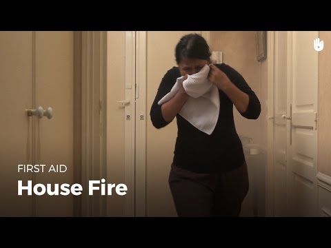 Learn first aid gestures: React in case of a house fire