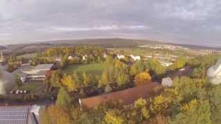 preview picture of video 'Kopter Luftaufnahmen Alte Kaserne Ebern im Herbst 2013'