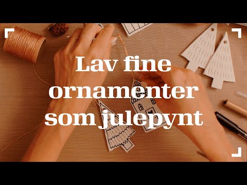 Lav din egen juletræspynt