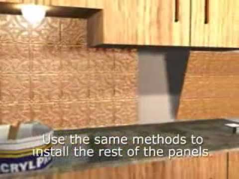 Tin Backsplash Animation