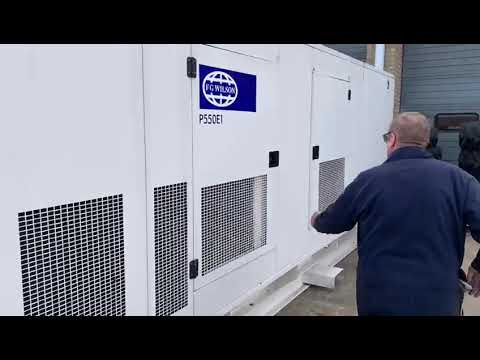 Year 2005 550 kVA FG Wilson Silent Diesel Generator  Perkins Engine