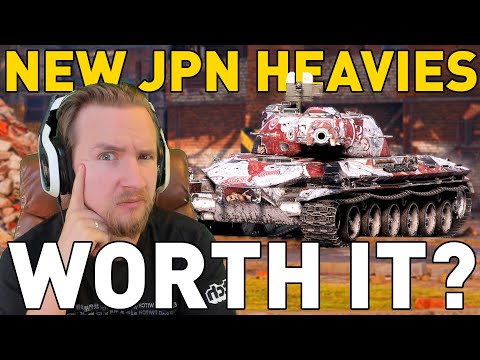 Are New Japanese Heavies Worth it (8+9)? World of Tanks