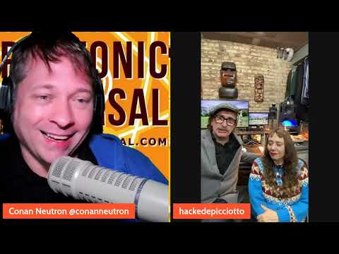Conan Neutron’s Protonic Reversal-Ep410: Danielle De Picciotto & Alexander Hacke (hackedepicciotto)