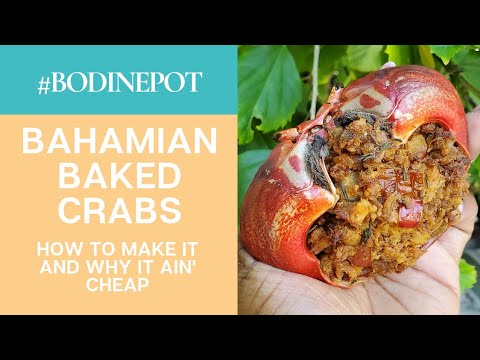 Bahamian Baked Stuffed Crab | #BodinePot