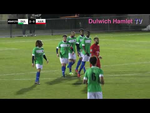 Dulwich Hamlet v Harrow Borough, London Senior Cup, 20/02/18 | Match Highlights