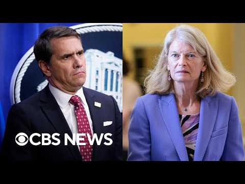 Lisa Murkowski says she will oppose Todd Blanche's attorney general nomination