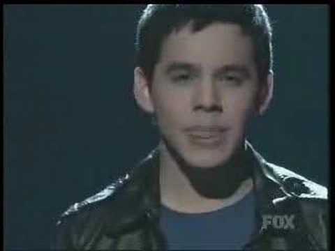 American Idol 7 - David Archuleta - Imagine (Orchestral)