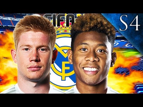 DE BRUYNE, DAVID ALABA SIGN! FIFA 17: REAL MADRID CAREER MODE S4 EP. 1
