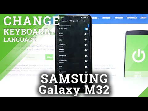 How to Change Keyboard Language on SAMSUNG Galaxy M32 – Change Input Language