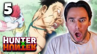 HISOKA IS INSANE!! Hunter x Hunter - Episode 5 (REACTION)