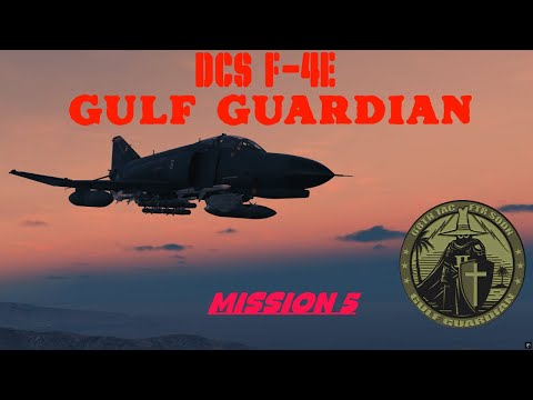 DCS F-4E Sim Sedlo Gulf Guardian Campaign Mission 5 #dcsworld #f4phantom #pimax