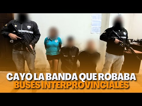 Subieron al bus… y terminaron esposados 😳 Así cayeron integrantes  de Los Águilas’ en El Triunfo