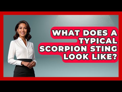 What Does A Typical Scorpion Sting Look Like? - First Response Medicine