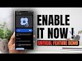 ENABLE This CRITICAL Feature Immediatly On All Android Phones