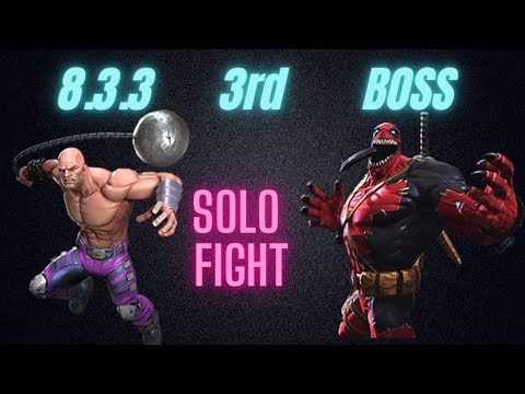 Act 8.3.3 Venompool Boss Easy Solo with Absorbing man mcoc hearthacker