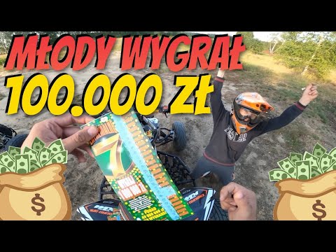 The young man won 100,000 PLN in ZDRAPKE - I lost and I have to paint the walls :D