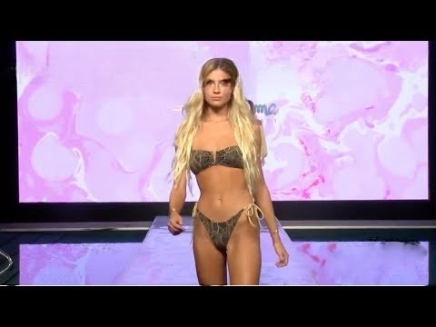 Luli Fama Swimwear Diosa Fashion Show Paraiso Miami Beach - Siren Fashion Tv