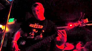 Bottom Bracket playing "Maimed & Slaughtered" (Discharge cover,) at Streets Of London on 3/24/2017