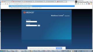 How to access Kronos test system at work - Edited