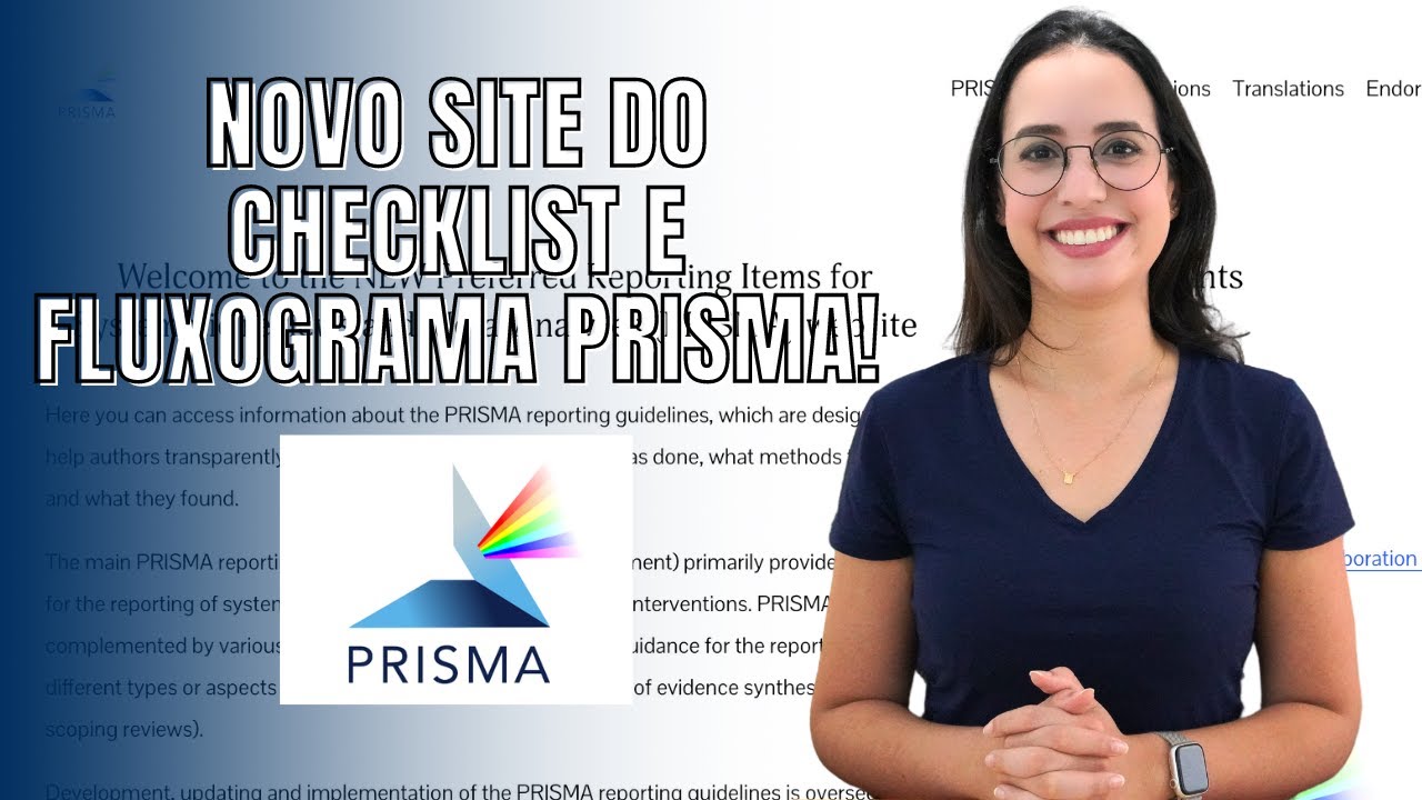 NOVO SITE PRISMA 2024: Checklist e Fluxograma para Revisões Sistemáticas
