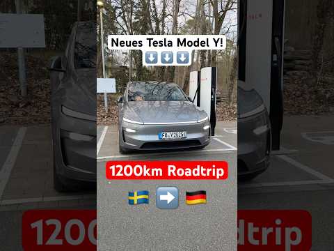 1200km road trip with the new Tesla Model Y!