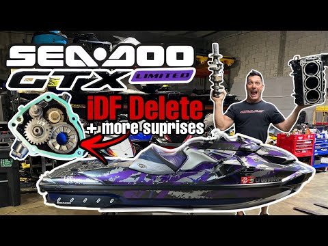 2023 Sea-Doo GTX Limited with iDF issues + Tear down + Rotax Engine Rebuild + Tech Tips + Calas Cam