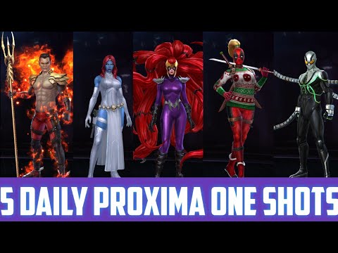 Five Daily Proxima one shots Marvel future Fight