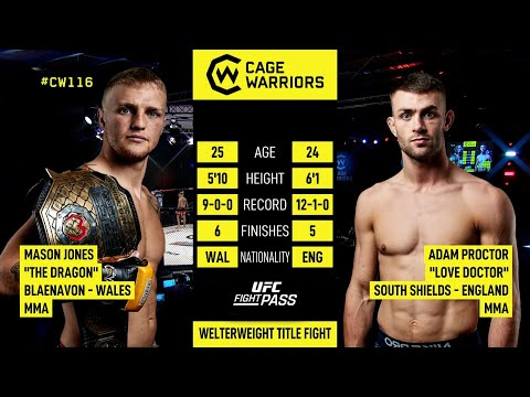 Mason Jones vs Adam Proctor full fight