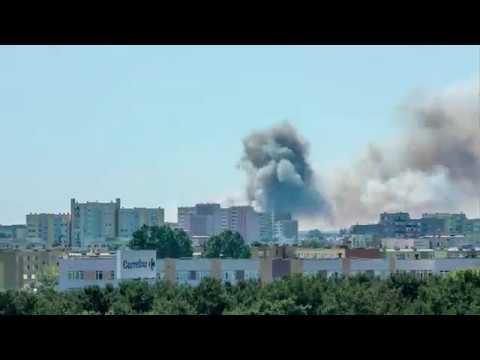 Duży pożar lasu 30.06.2019 Bydgoszcz Fordon - Timelapse