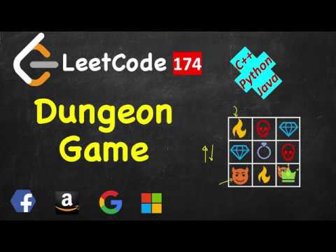 Dungeon Game | LeetCode 174 | Dynamic Programming | C Java Python