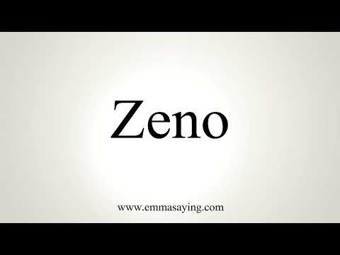 How To Pronounce Zeno