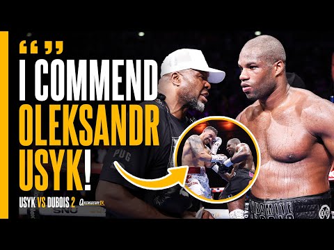 Daniel Dubois IMMEDIATE Post-Fight Reaction after defeat to Oleksandr Usyk 🗣️