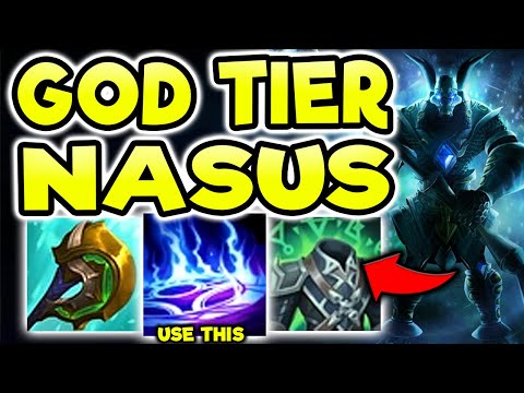 NASUS TOP NOW 100% COOKS YOU FOR DINNER (BROKEN) - S12 NASUS TOP GAMEPLAY! (Season 12 Nasus Guide)