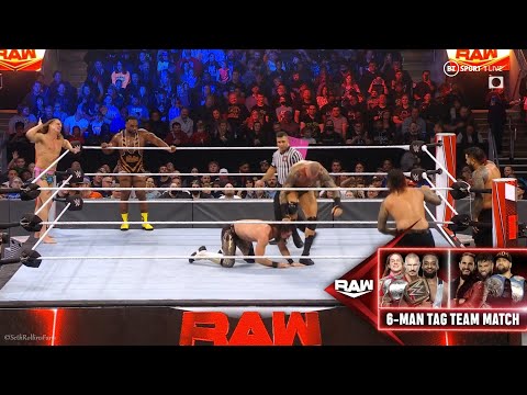 RK Bro & Big E vs. The Usos & Seth Rollins - Monday Night Raw, November 15, 2021.