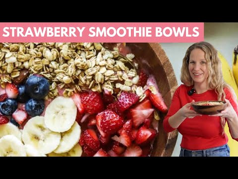 Strawberry Banana Smoothie Bowl