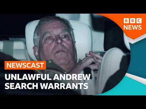 Police accept warrants used to search Andrew Mountbatten-Windsor’s home were unlawful | BBC Newscast